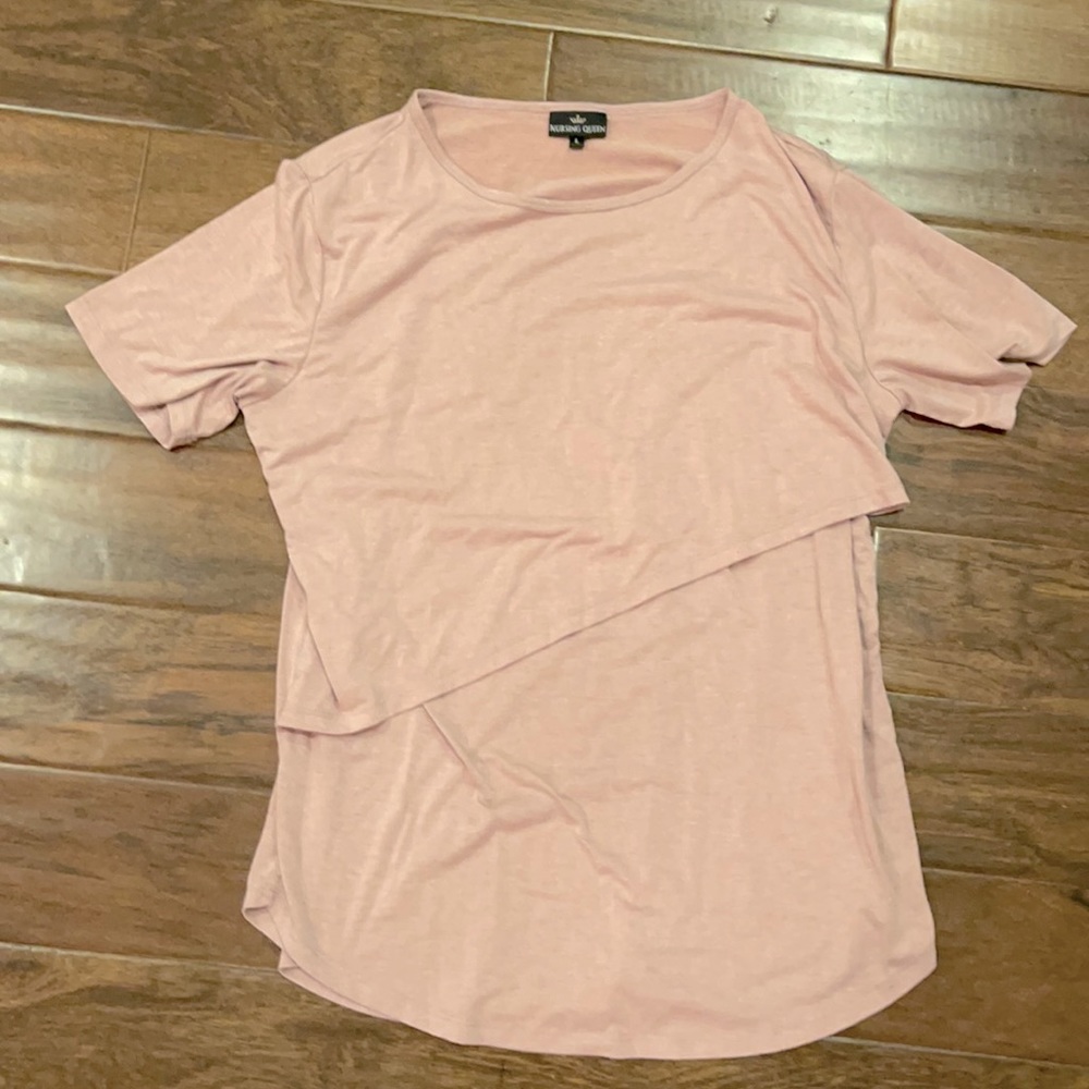Nursing too in champagne pink size large